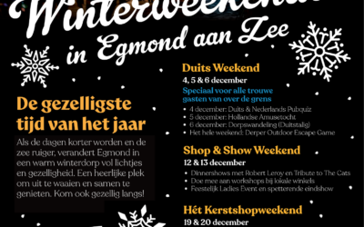 Vier winterweekenden in Egmond aan Zee